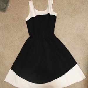 Black and White Cocktail Dress